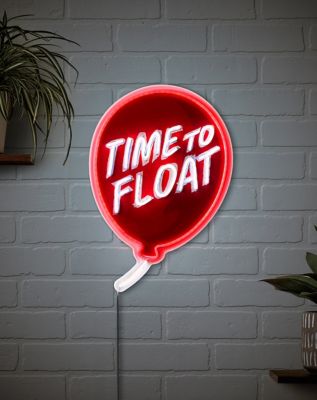 Time to Float Neon LED Light-Up Sign - It Chapter Two