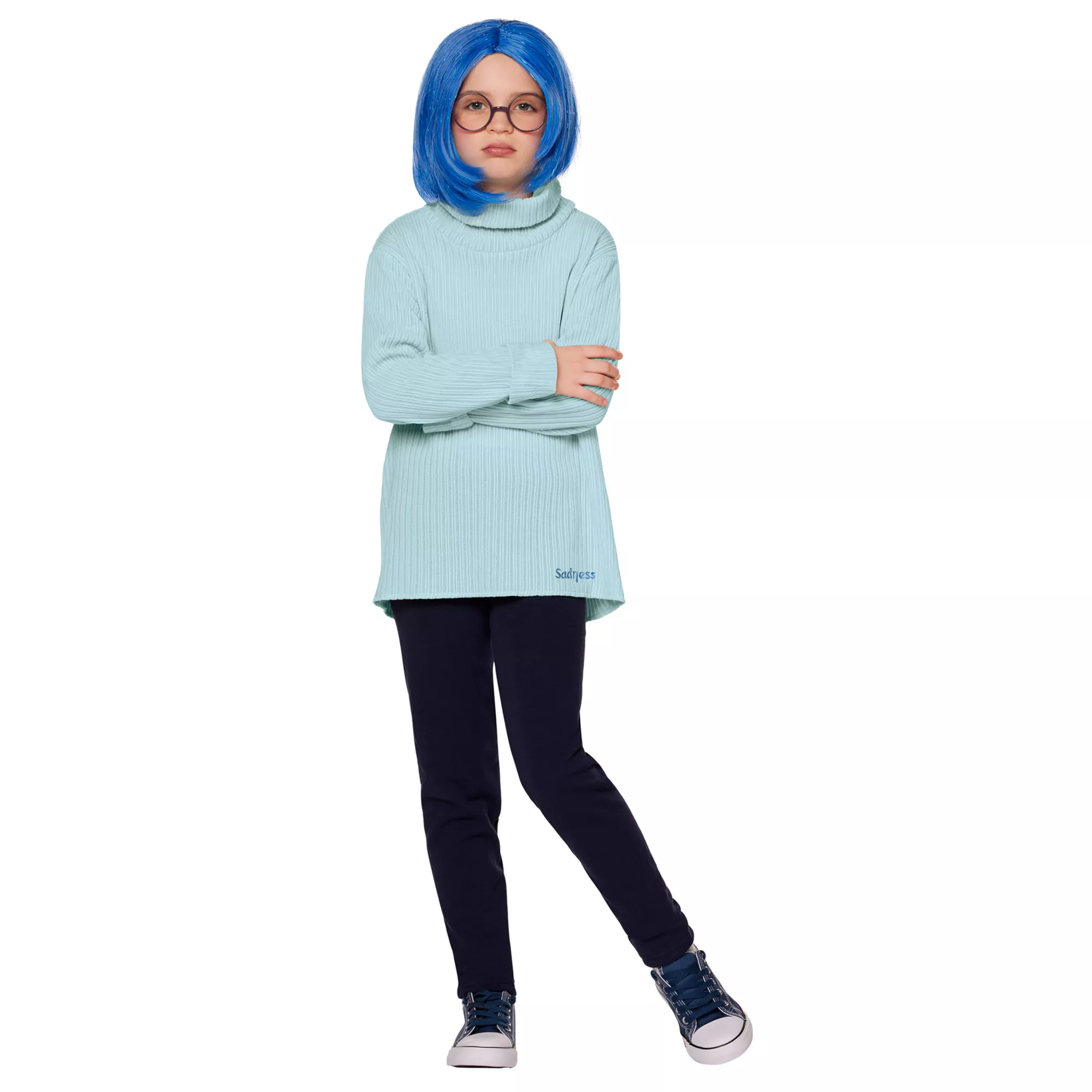 Kids Sadness Costume Kit - Inside Out 2 at Spirit Halloween
