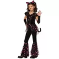 Kids Cat Flared Jumpsuit Costume at Spirit Halloween