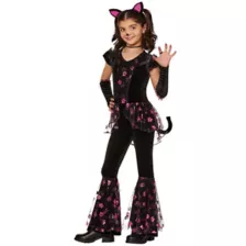 Kids Cat Flared Jumpsuit Costume at Spirit Halloween