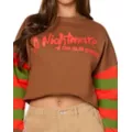 Freddy Krueger Cropped Crewneck - A Nightmare on Elm Street at Spencer's