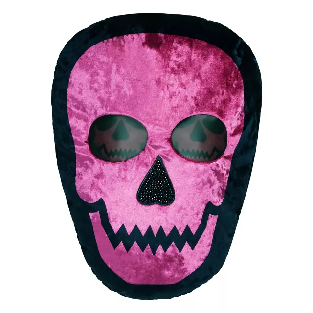 Pink Skull Zip-Up Pillows Set - 4 Pack at Spirit Halloween