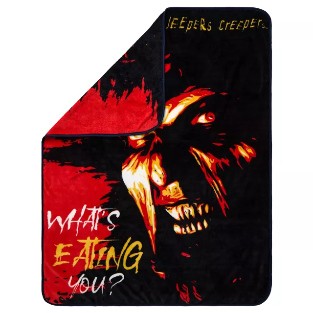 The Creeper What's Eating You Fleece Blanket - Jeepers Creepers at Spirit Halloween