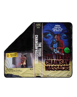 The Texas Chainsaw Massacre Video Tape Fleece Blanket