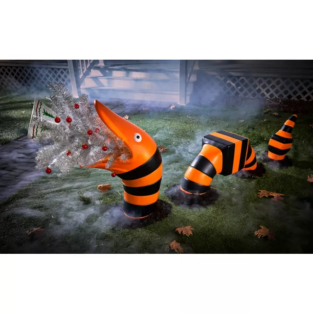 Ground Breaking Giant Snake Decoration - The Nightmare Before Christmas at Spirit Halloween