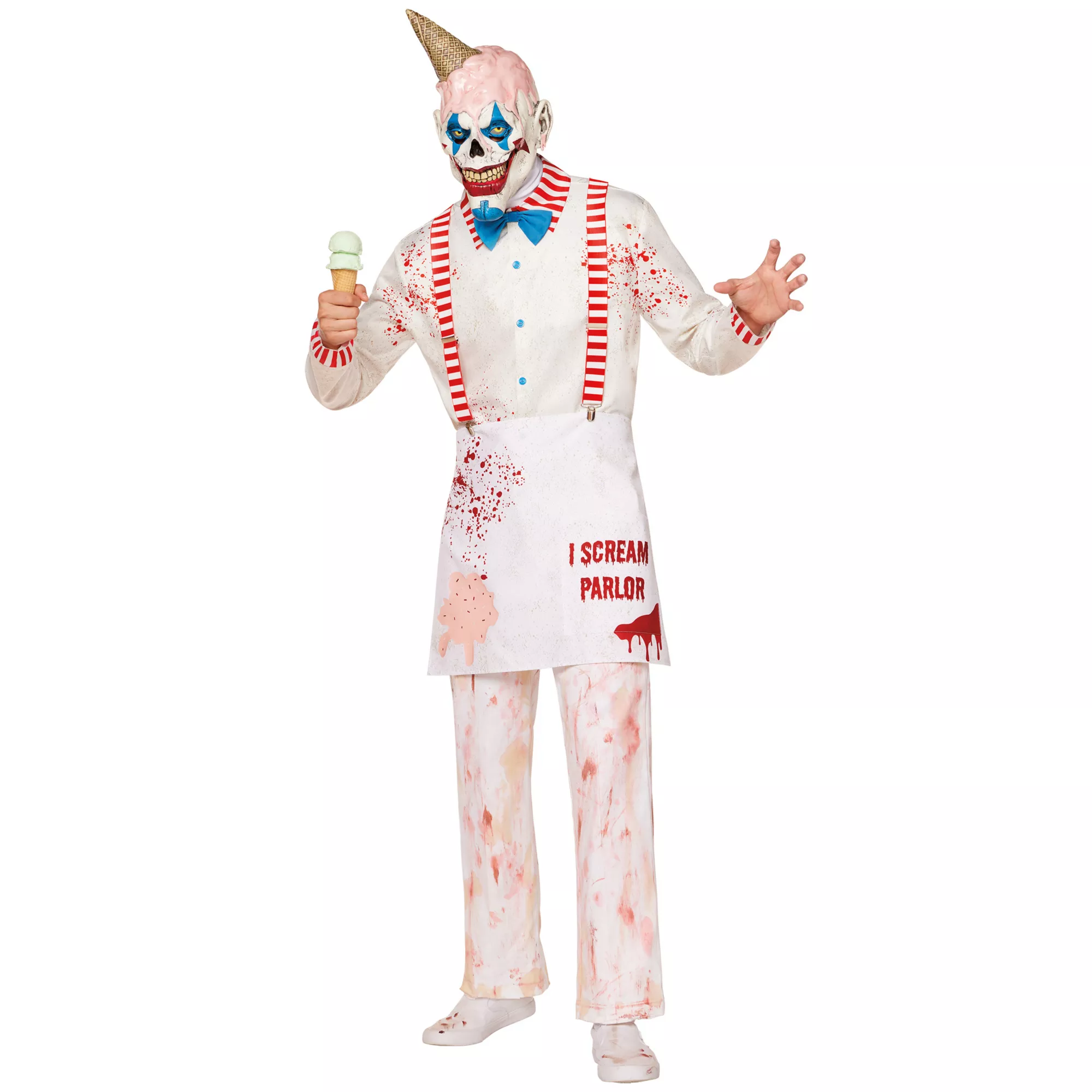 Adult I-Scream Man Clown Costume at Spirit Halloween