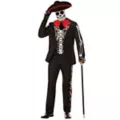 Adult Day of the Dead Skeleton Suit Costume at Spencer's