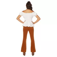 Adult White Peasant Top at Spirit Halloween