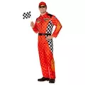 Adult Lightning McQueen Jumpsuit Costume - Cars at Spencer's