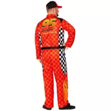 Adult Lightning McQueen Jumpsuit Costume - Cars at Spencer's