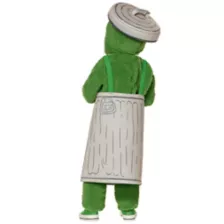 Toddler Oscar the Grouch Costume - Sesame Street at Spirit Halloween