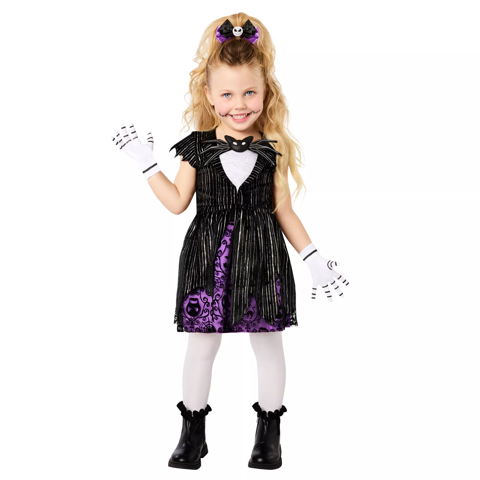 Toddler Jack Skellington Dress Costume - The Nightmare Before Christmas at Spirit Halloween