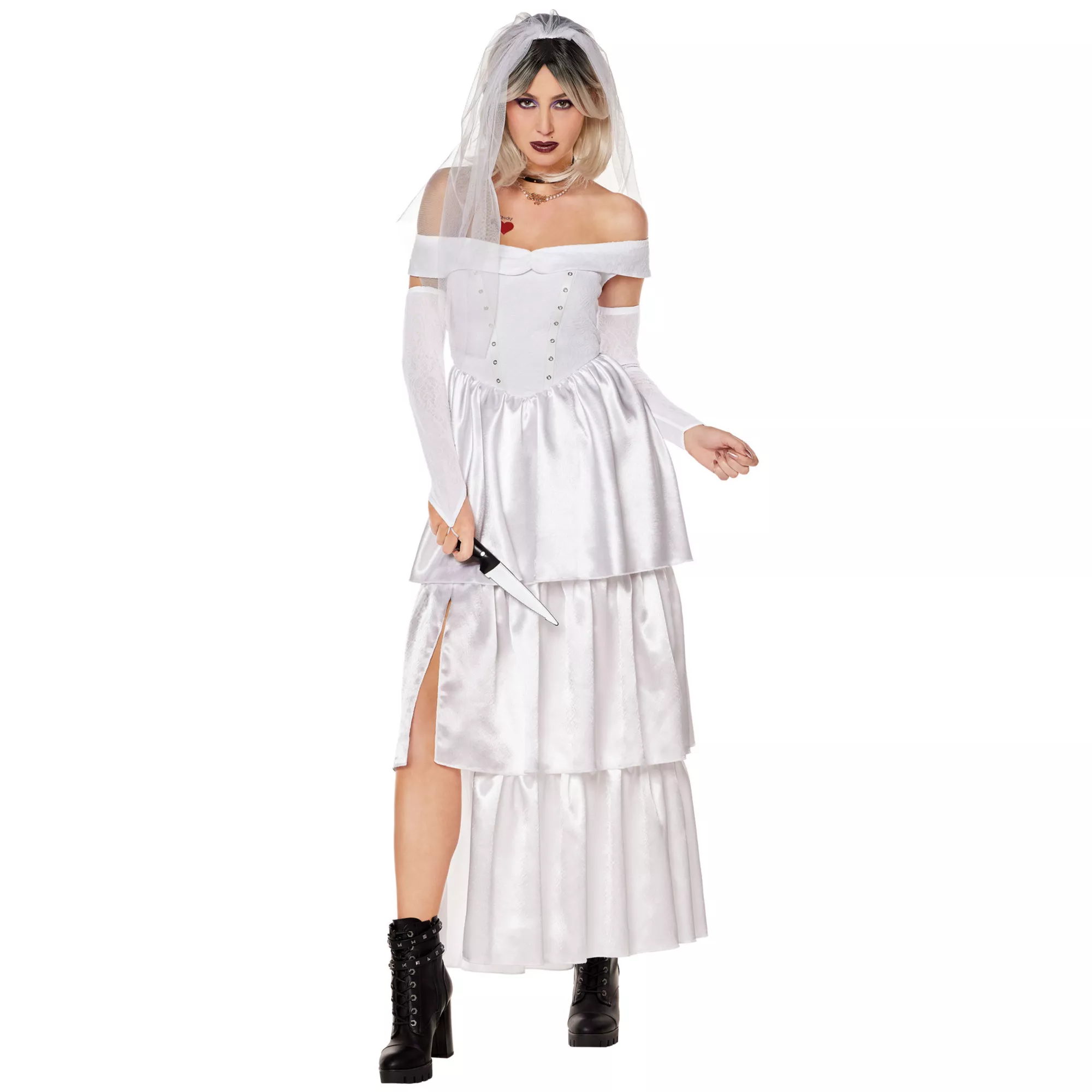 Adult Tiffany Wedding Dress Costume - Bride of Chucky at Spirit Halloween
