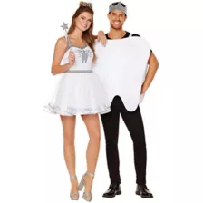Adult Tooth and Tooth Fairy Couples Costumes at Spirit Halloween
