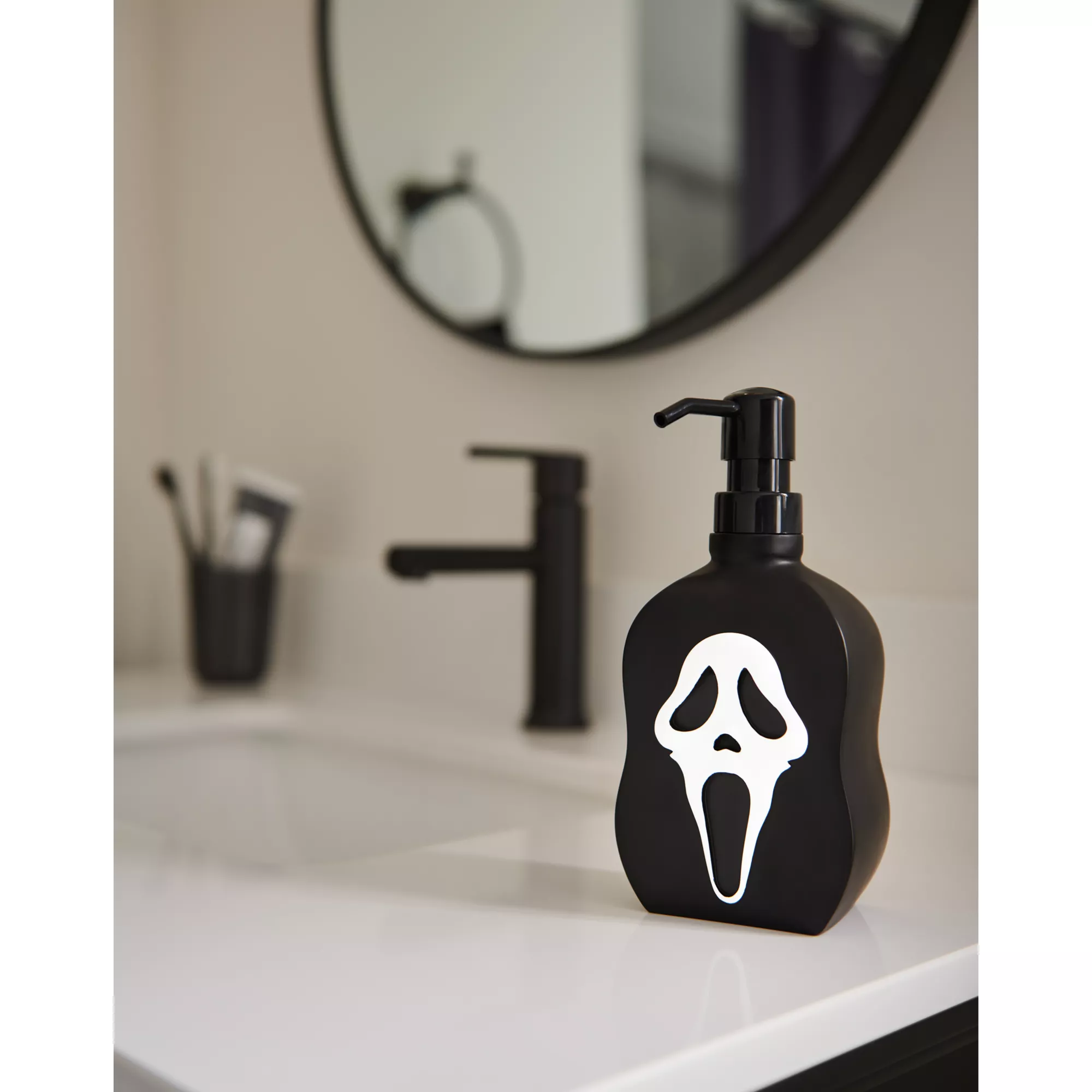 Ghost Face Soap Dispenser at Spencer's