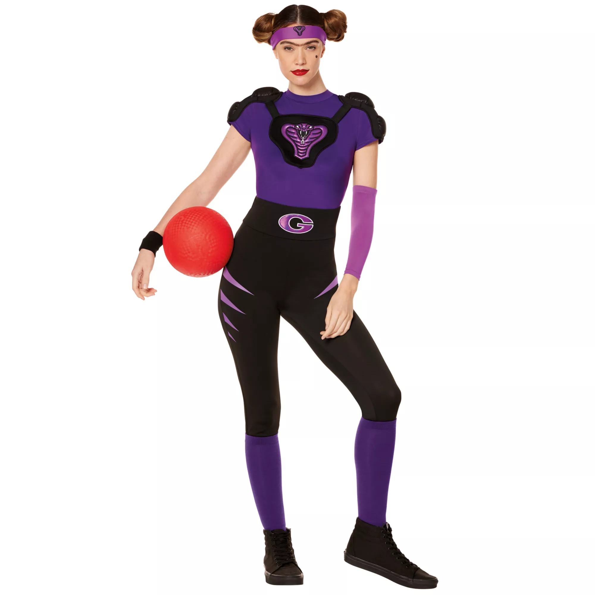 Adult Purple Cobra Uniform Costume - Dodgeball at Spencer's