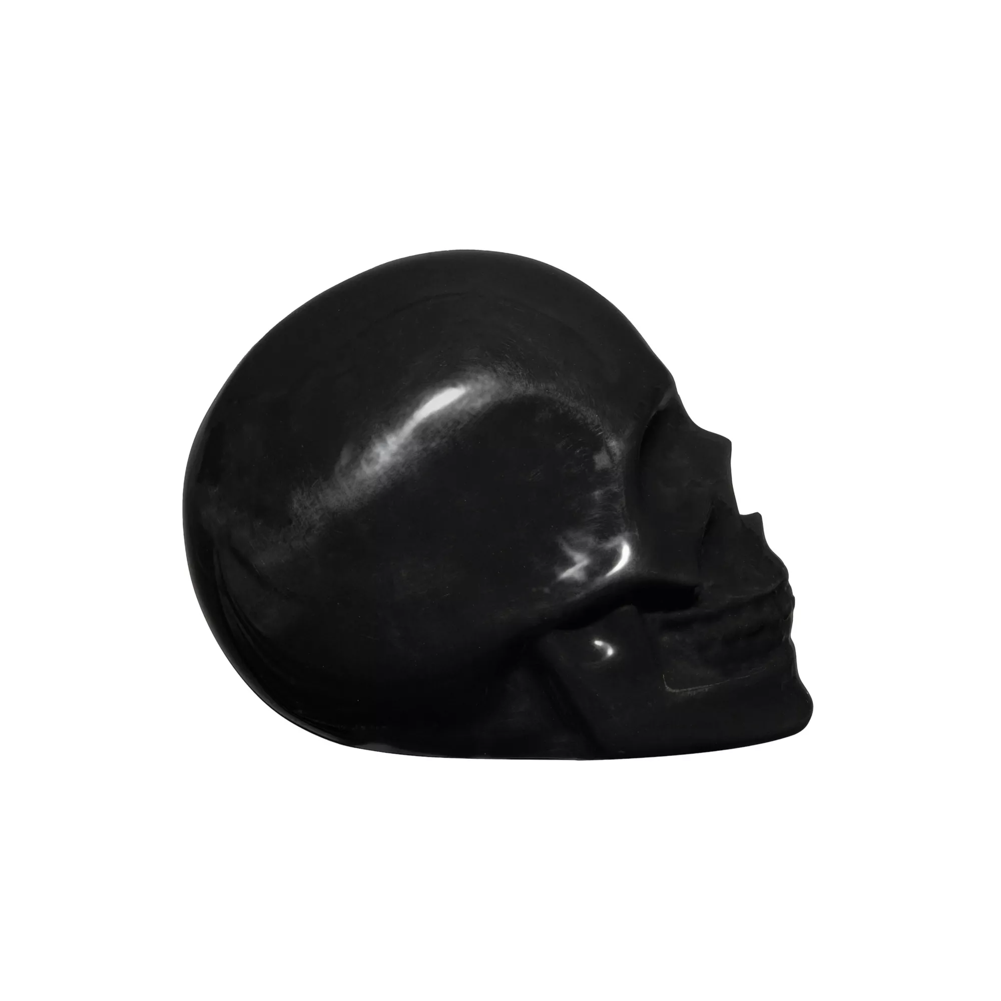 Black Skull Tabletop Decoration at Spencer's