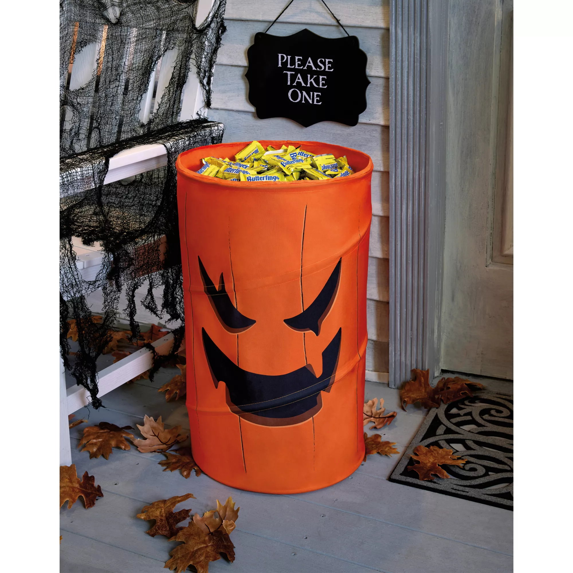 Pumpkin Candy Barrel at Spirit Halloween