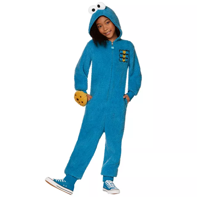 Kids Cookie Monster Jumpsuit - Sesame Street at Spirit Halloween