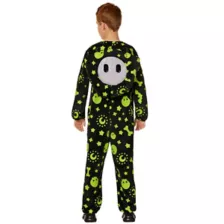 Kids Glow in the Dark Spooky Doodles Jumpsuit Costume - Fall Guys at Spirit Halloween