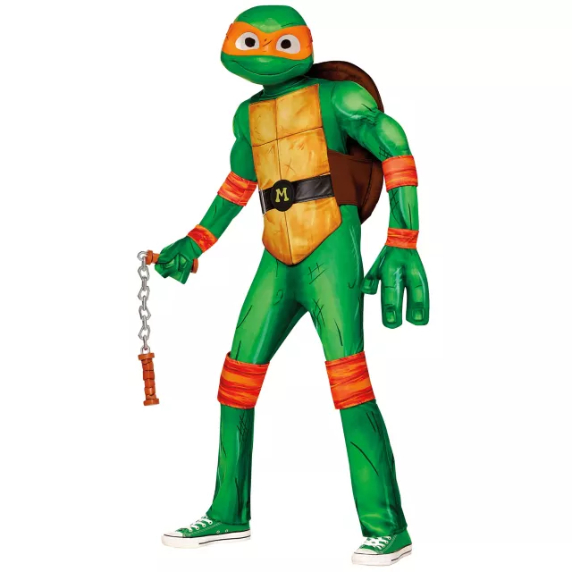 Kids Michaelangelo Deluxe Costume - TMNT Mutant Mayhem at Spirit Halloween