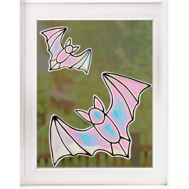 Iridescent Window Bats at Spirit Halloween