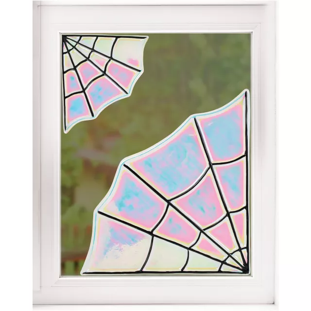 Iridescent Spider Web