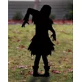 Female Zombie Silhouette Decoration at Spirit Halloween