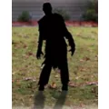 Male Zombie Silhouette Decoration at Spirit Halloween