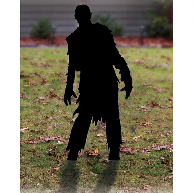 Male Zombie Silhouette Decoration at Spirit Halloween