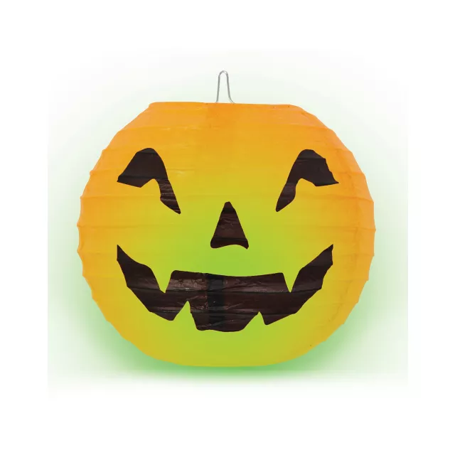 Hanging Happy Light-Up Jack-O-Lantern at Spirit Halloween