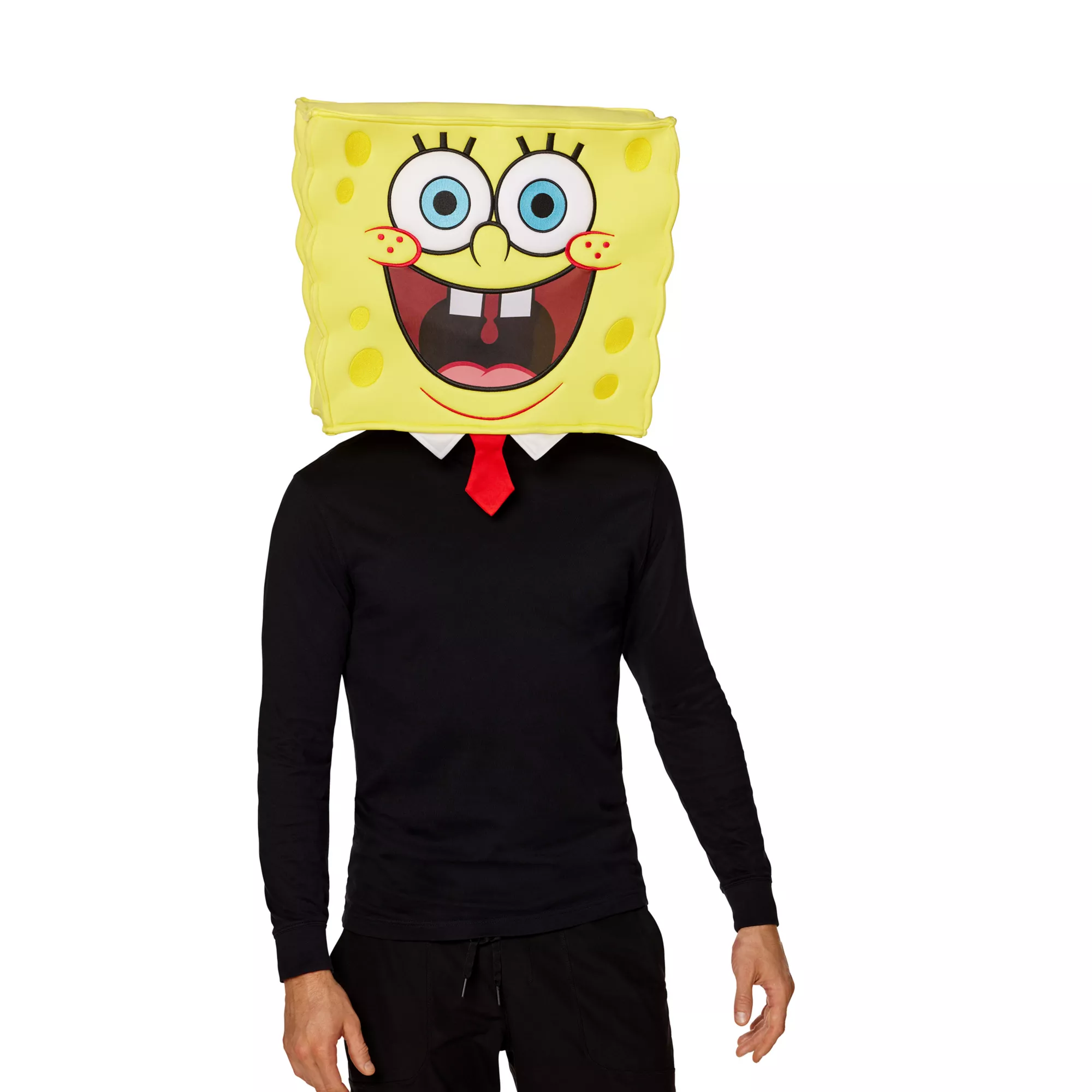Foam SpongeBob SquarePants Full Mask at Spirit Halloween