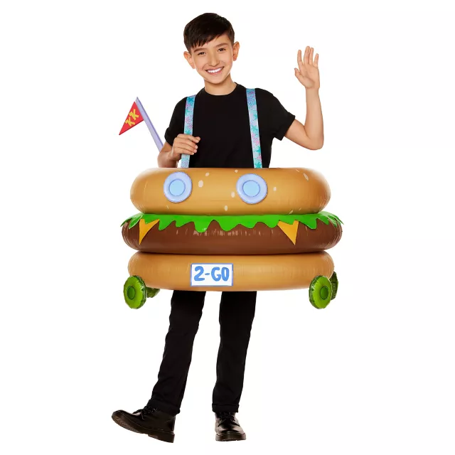 Kids Patty Wagon Ride-Along Inflatable Costume - SpongeBob SquarePants at Spirit Halloween