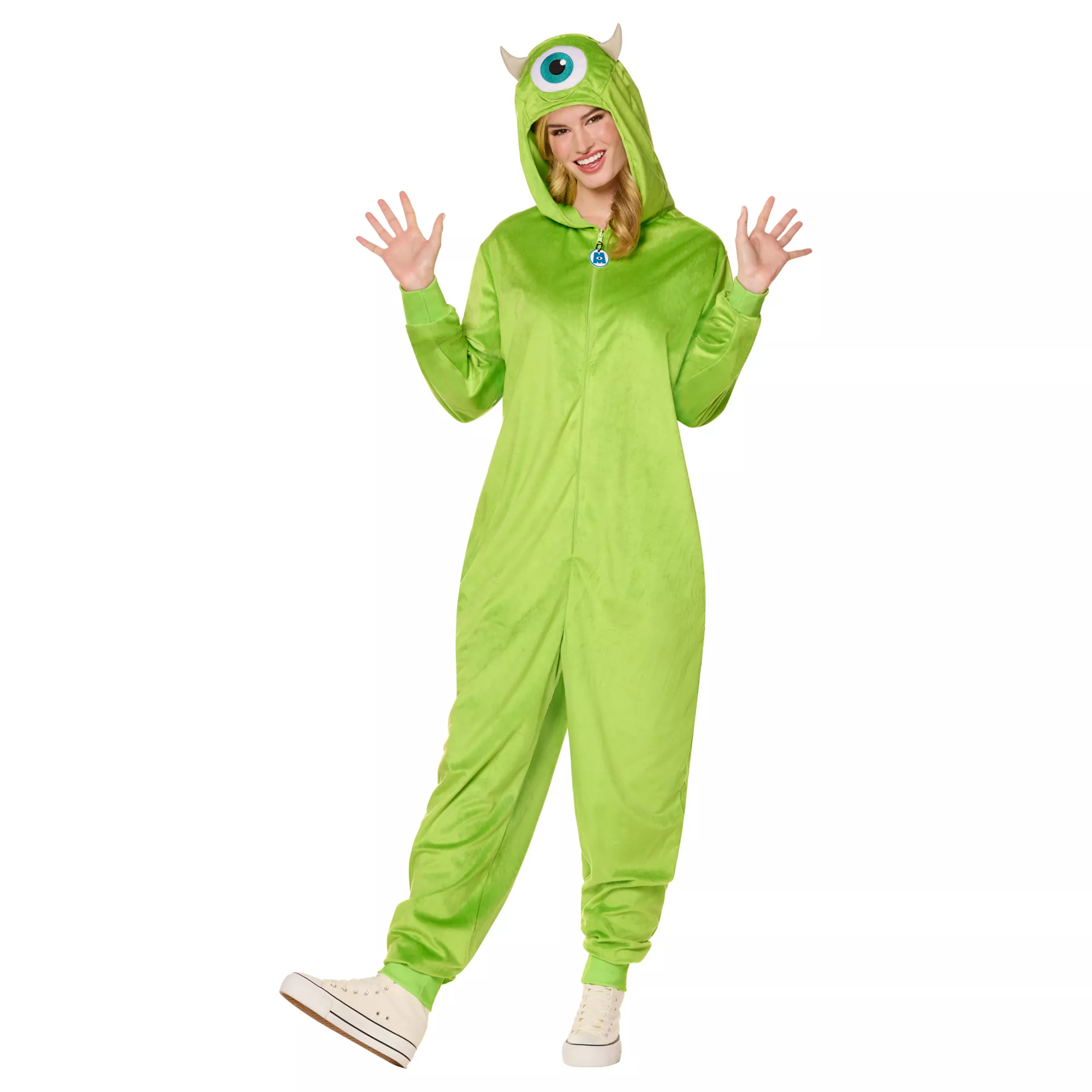 Adult Mike Wazowski Jumpsuit Costume - Monsters Inc.