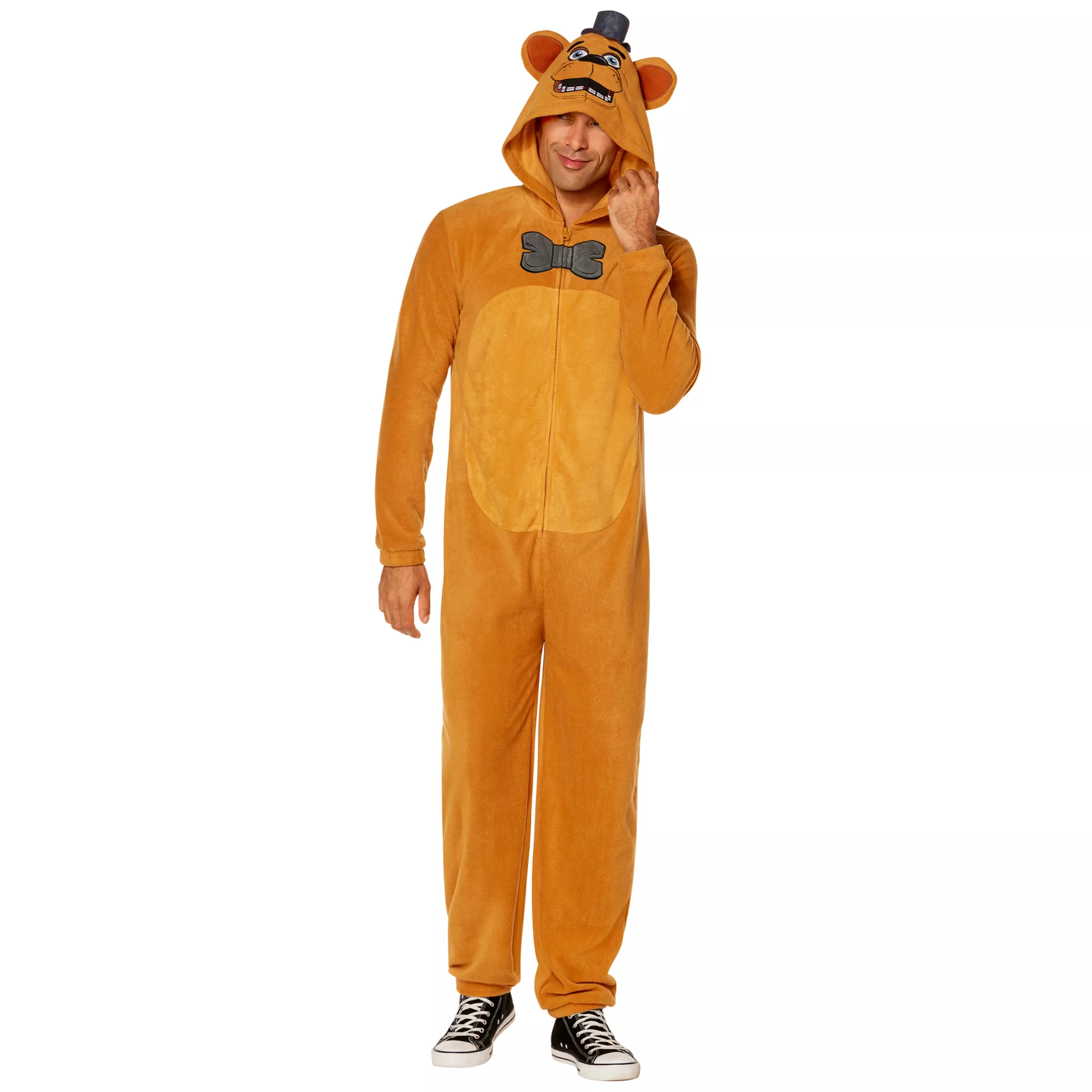 Adult Freddy Fazbear Jumpsuit Costume - Five Nights at Freddy's
