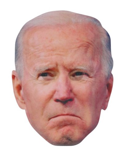 Joe Biden Flat Half Mask