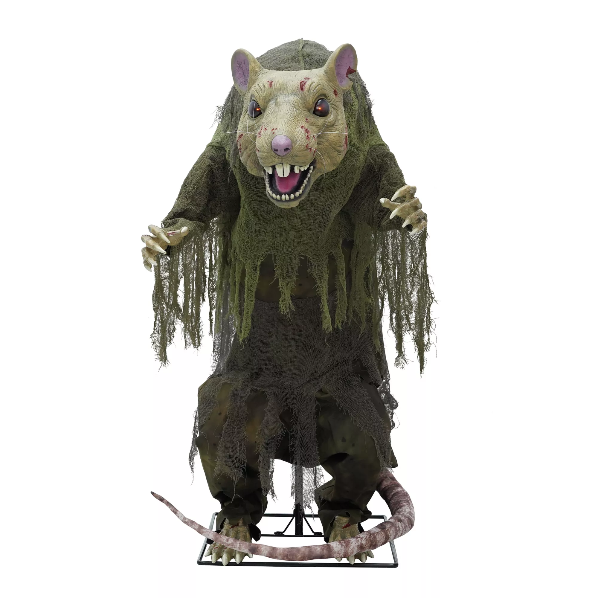 4 Ft 2 In Mutant Sewer Rat Animatronic