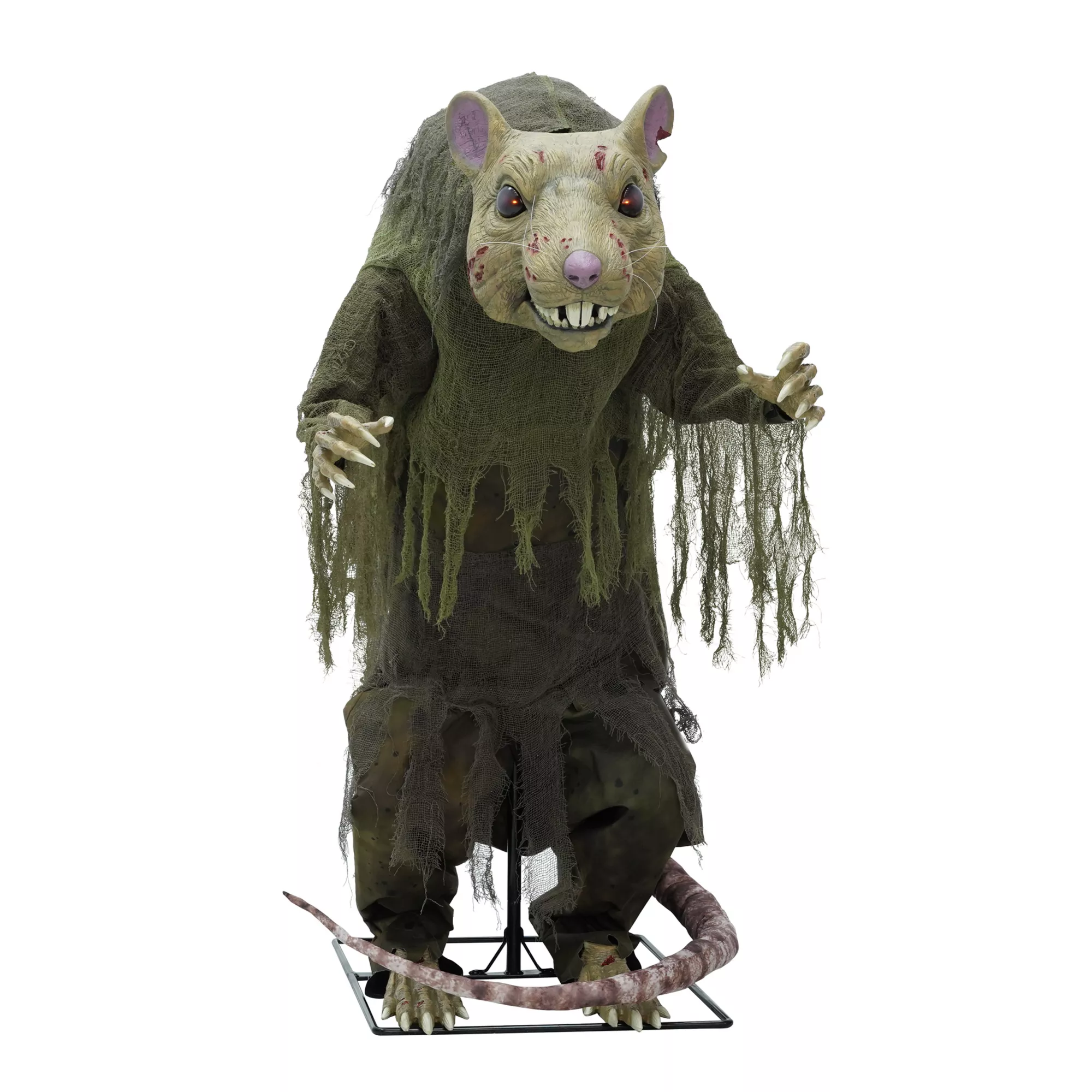 4 Ft 2 In Mutant Sewer Rat Animatronic
