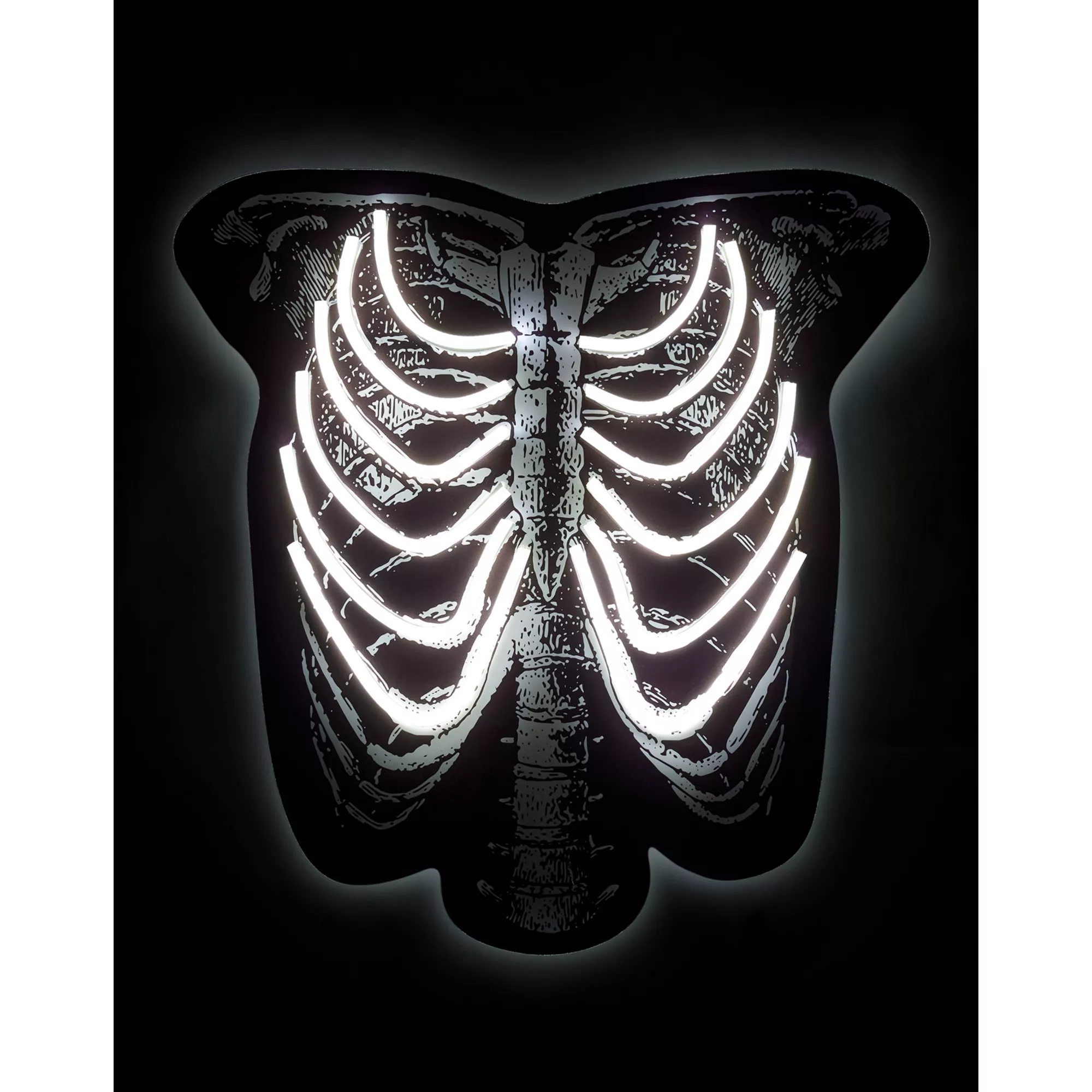 Skeleton Torso Neon LED Light-Up Sign