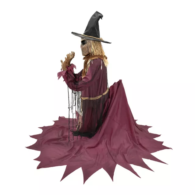 9 Ft 5 In Sinister Straw Man Animatronic at Spirit Halloween