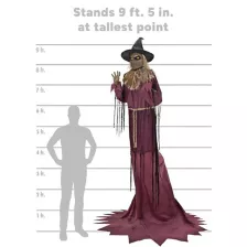 9 Ft 5 In Sinister Straw Man Animatronic at Spirit Halloween