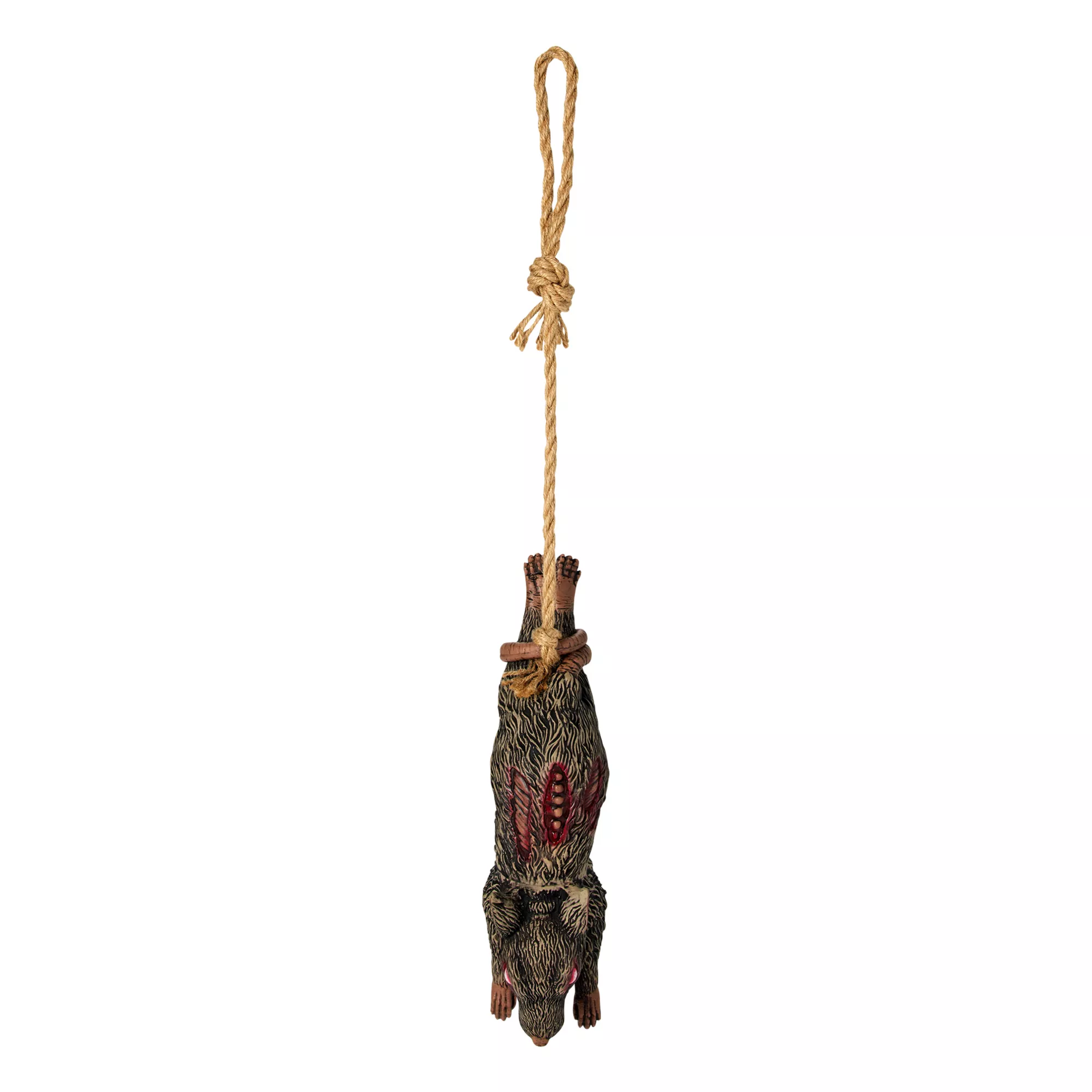 Hanging Zombie Rat Static Prop