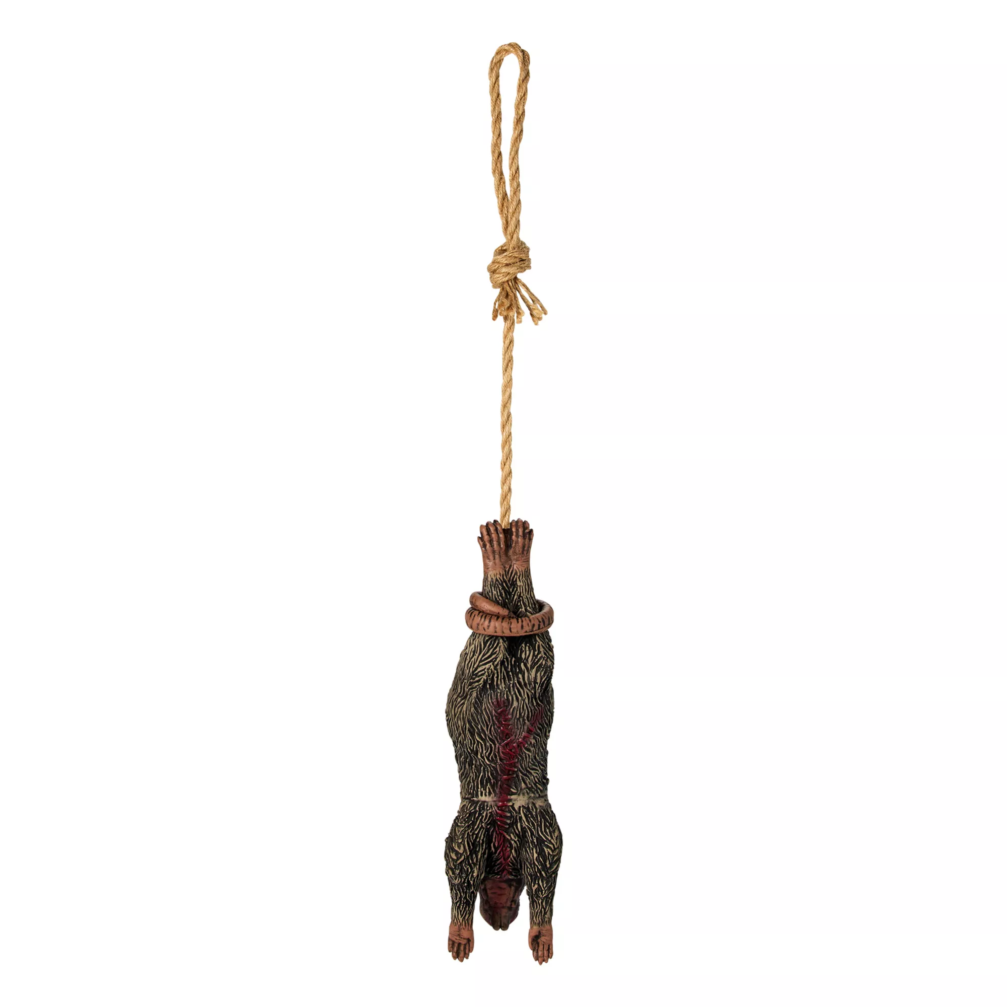 Hanging Zombie Rat Static Prop