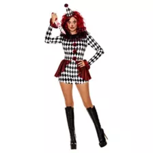 Adult Clown Romper Costume at Spirit Halloween