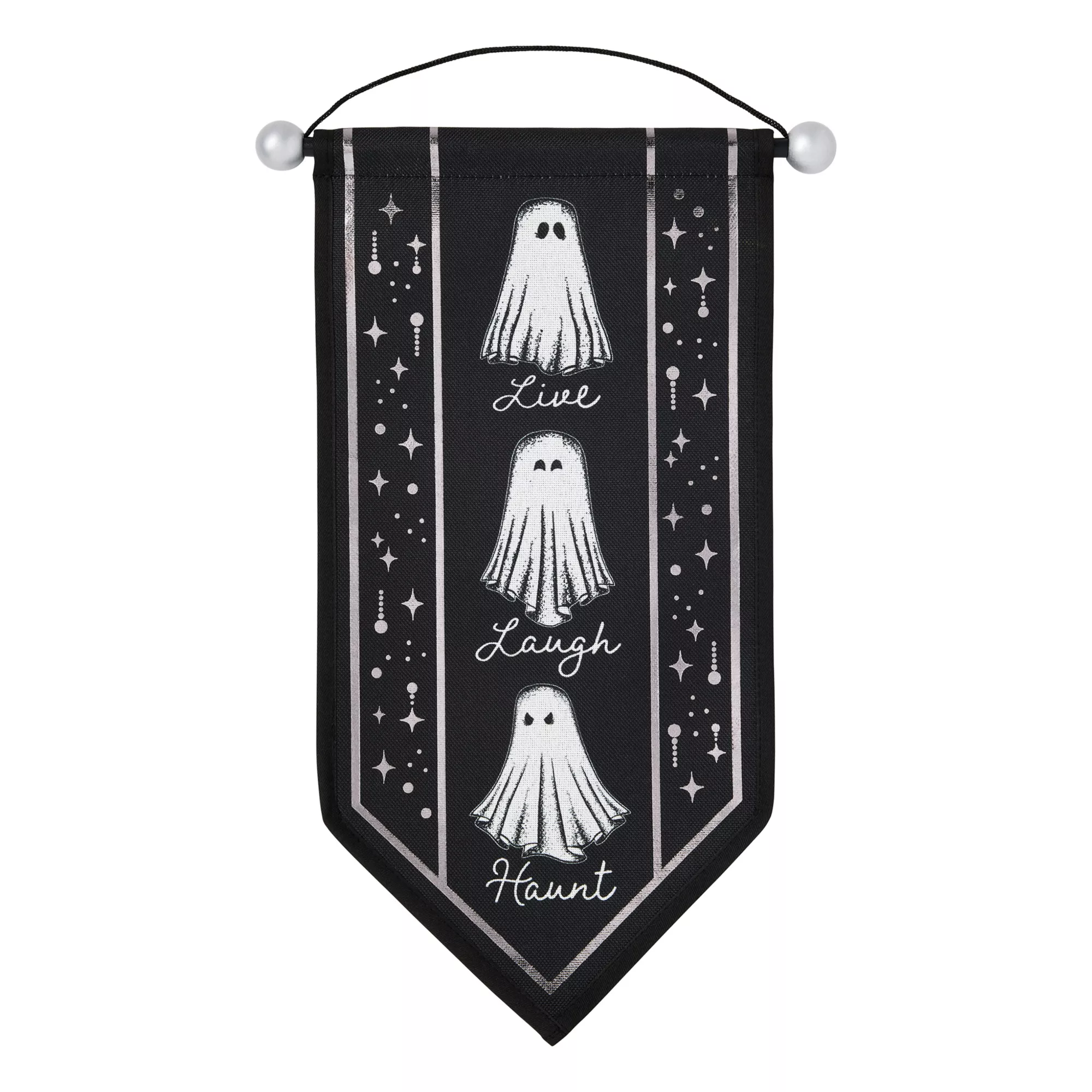 Ghost Live Laugh Haunt Banner