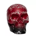 Red Ombre Bedazzled Skull at Spirit Halloween