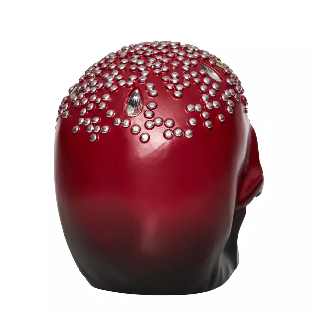 Red Ombre Bedazzled Skull at Spirit Halloween