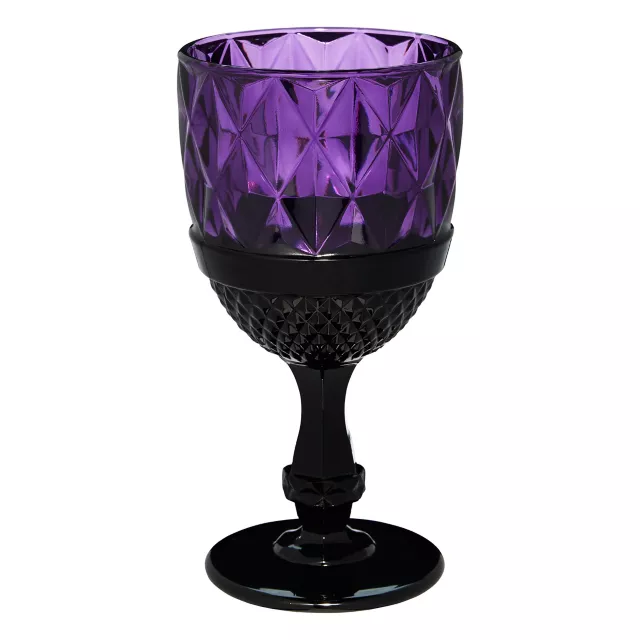 Purple Gothic Glass Goblet at Spirit Halloween