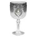 Silver Spider Gothic Glass Goblet at Spirit Halloween