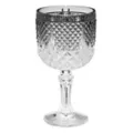Silver Spider Gothic Glass Goblet at Spirit Halloween